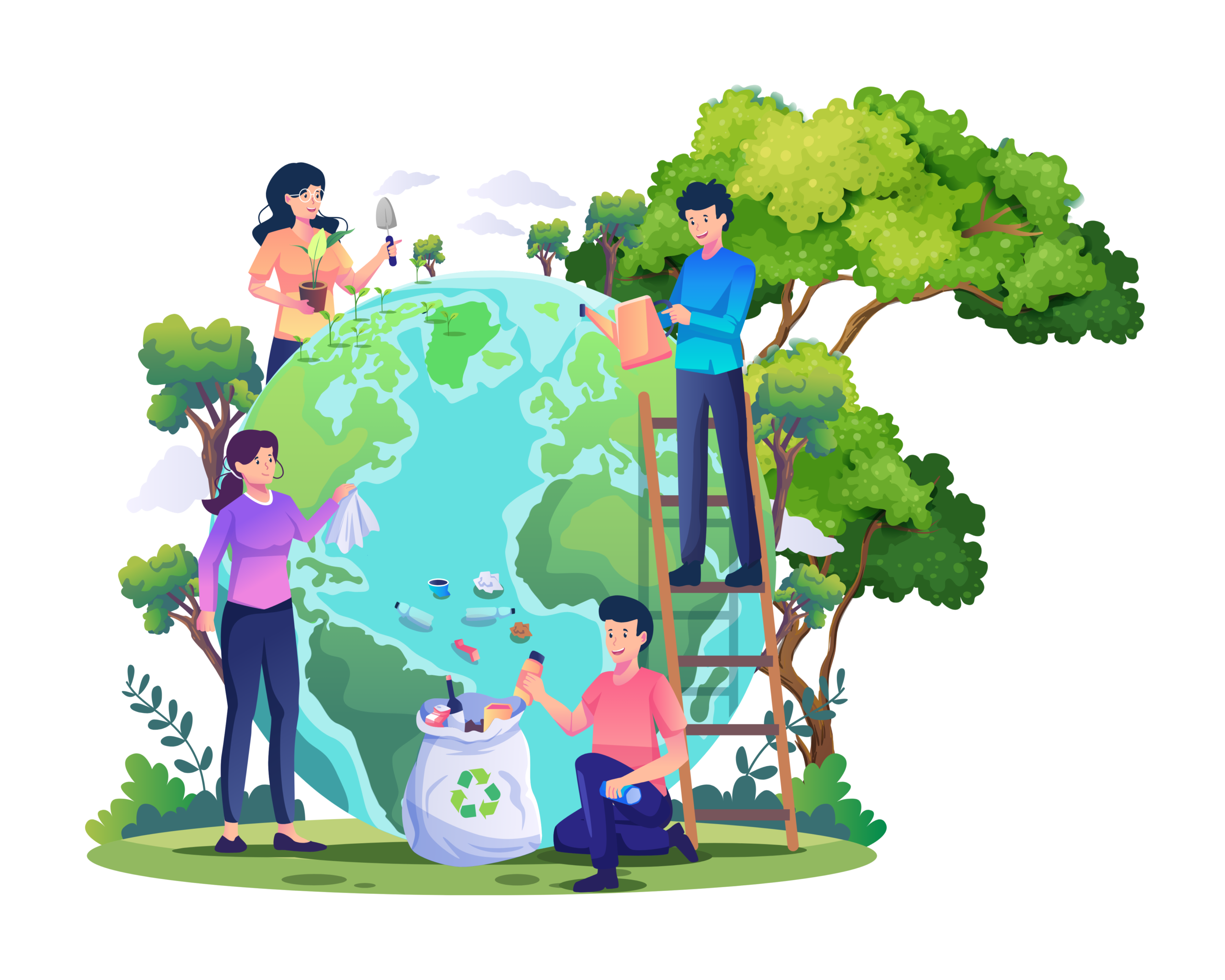 Green & Navy Simple World Environment Day Instagram Post (2)